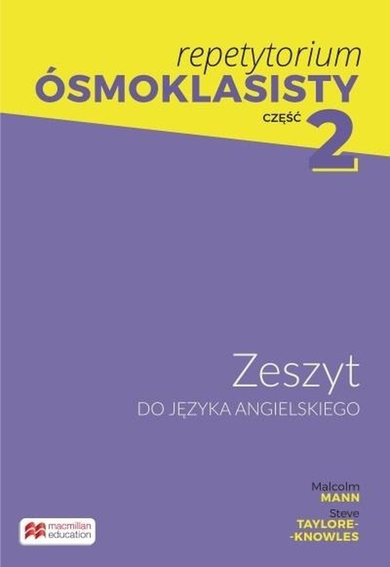 Repetytorium Ósmoklasisty. Cz.2. Zeszyt do języka angielskiego