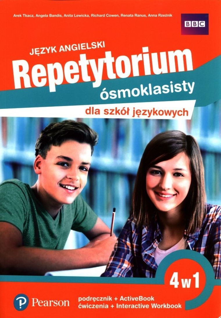 Repetytorium ósmoklasisty dla szkół językowych. Język angielski 4w1