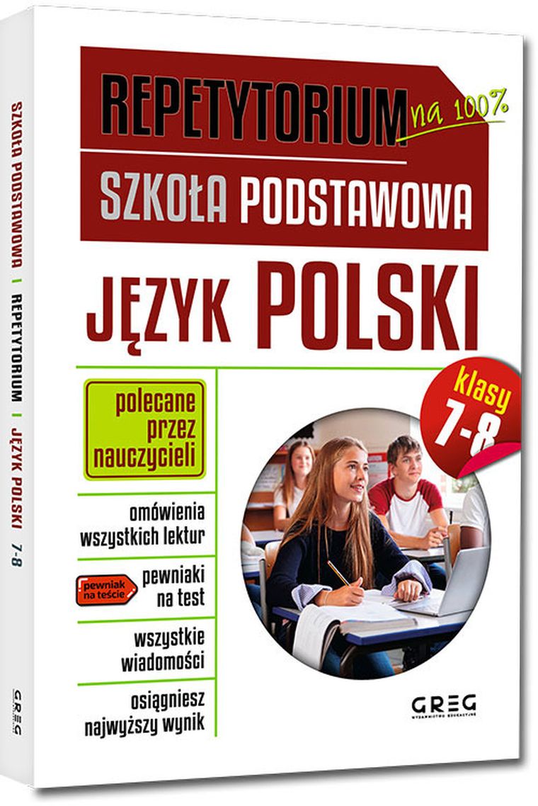 Repetytorium. Szkoła podstawowa. Język polski. Klasy 7-8