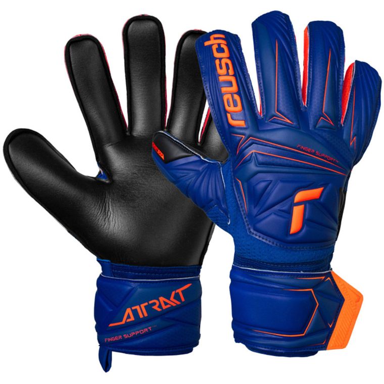 Reusch, rękawice piłkarskie, Attrakt Infinity Finger Support 56 70 710 4127, rozmiar 8