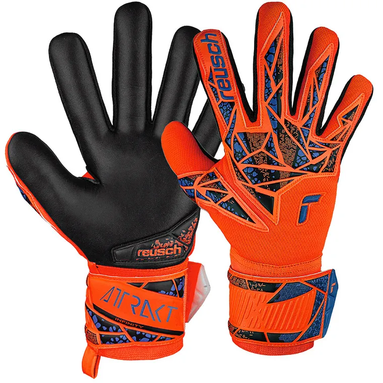 Reusch, rękawice piłkarskie, Attrakt Infinity NC Junior 54 72 725 2211, rozmiar 7.5