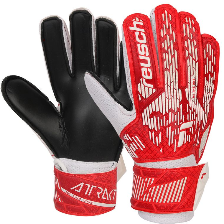 Reusch, rękawice piłkarskie, Attrakt Solid Junior 54 72 016 8905, rozmiar 7.5