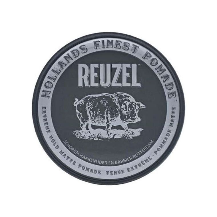 Reuzel, Hollands Finest Pomade, mocno utrwalająca pomada na bazie wody, Black, 35 g