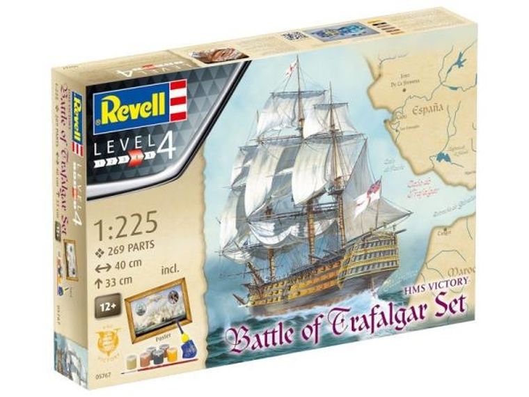 Revell, Battle of Trafalgar, zestaw upominkowy, modle do sklejania