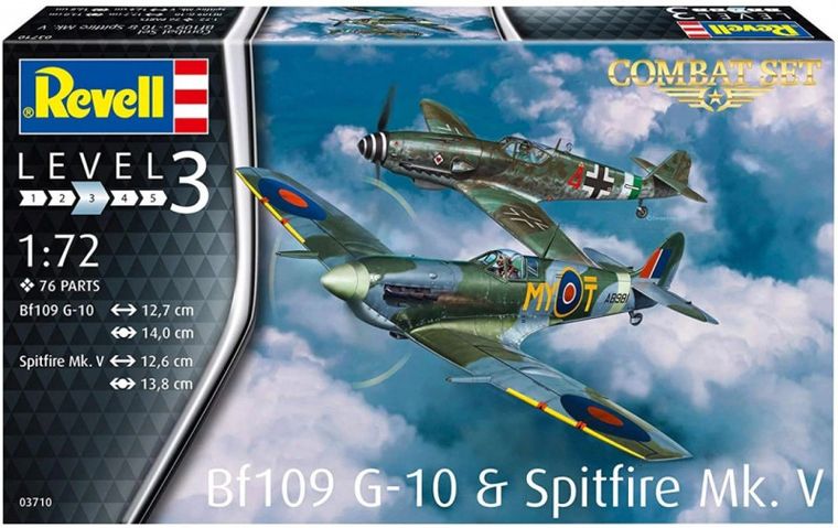 Revell, BF109G-10 & Spitfire MK.V, model do sklejania