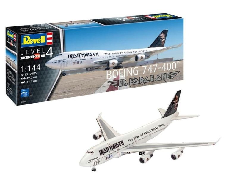 Revell, Boeing 747-400 ED Forceone, model do składania, 1:144