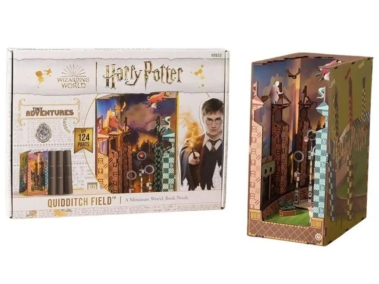Revell, Book Nooks, Harry Potter, Boisko Quidditch, miniaturowy świat, diorama, 124 elementy