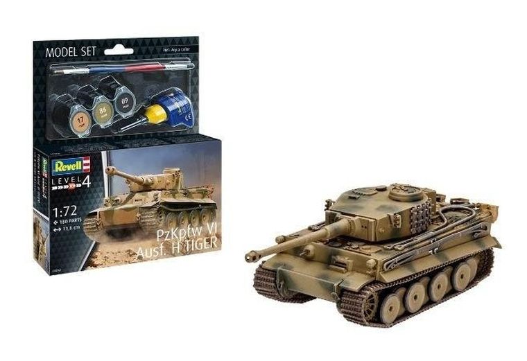Revell, Czołg Panzerkampfwagen VI Ausf. H TIGER, model do sklejania, 1:72