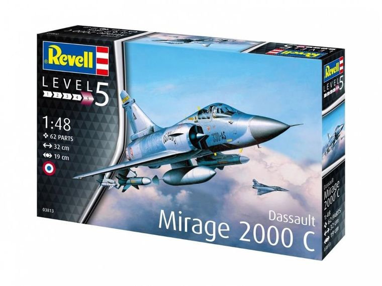 Revell, Dassault Mirage 2000c, model do składania, 1:48