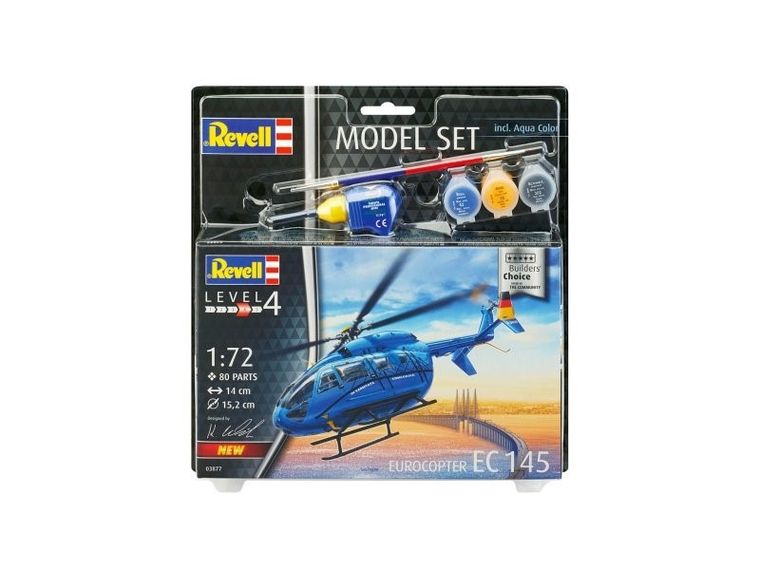 Revell, Eurocopter EC 145 Builders' Choice, helikopter, model do sklejania, 1:72