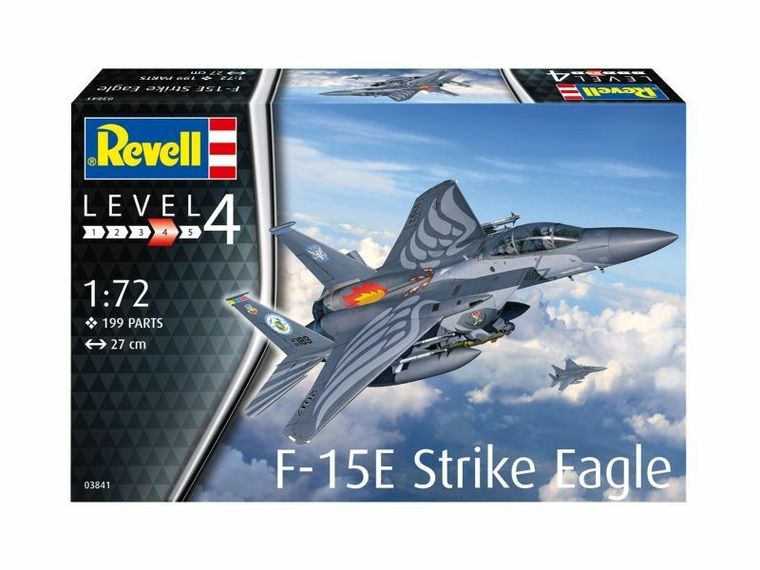 Revell, F-15 E/D Strike Eagle Model set, model do sklejania, 1:72