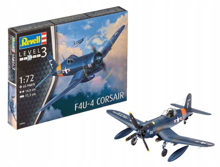 Revell, F4U-4 Corsair, model do sklejania, 1:72