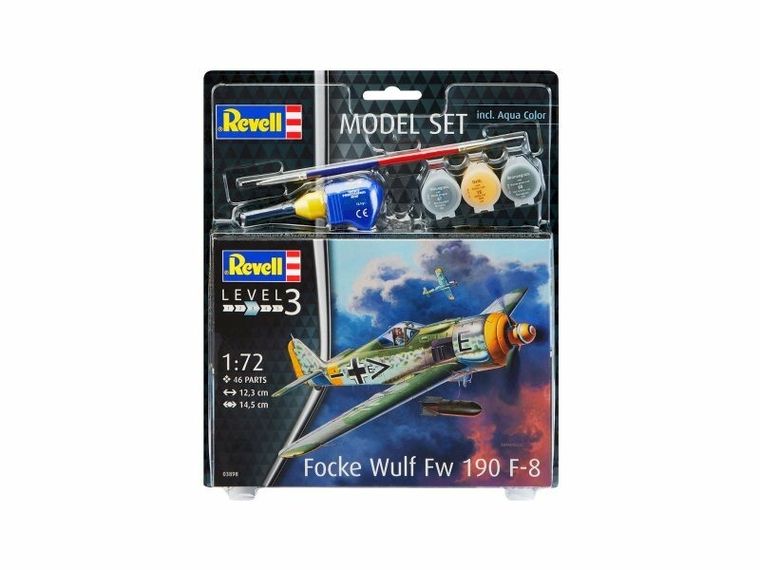 Revell, Focke Wulf Fw190 F-8, model do sklejania, 1:72