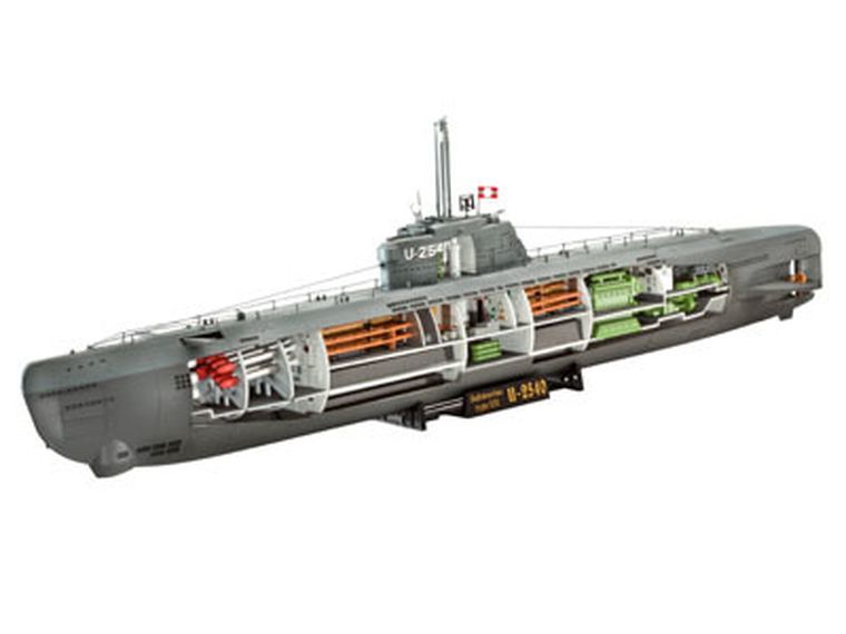 Revell, German U-Boot Typ XXI, model do sklejania, 1:144
