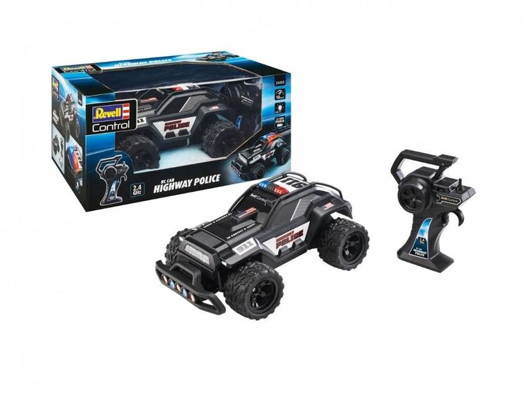 Revell, Highway Police, pojazd zdalnie sterowany, 1:16