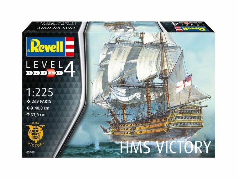 Revell, H.M.S. Victory, statek do sklejania, 1:146
