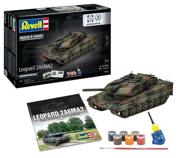 Revell, Leopard 2A6MA2, model czołgu do składania, 1:35