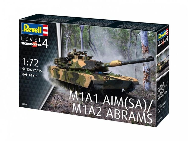 Revell, M1A2 Abrams, model do składania, 1:72
