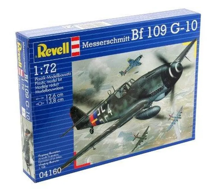 Revell, Messerschmitt BF109, samolot, model do sklejania, skala 1:72