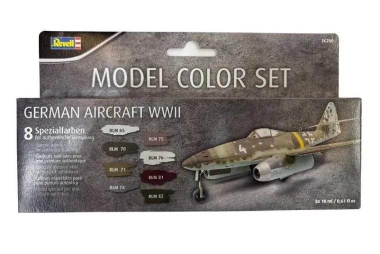 Revell, Model Color Set, German Aircraft WW II, zestaw farb