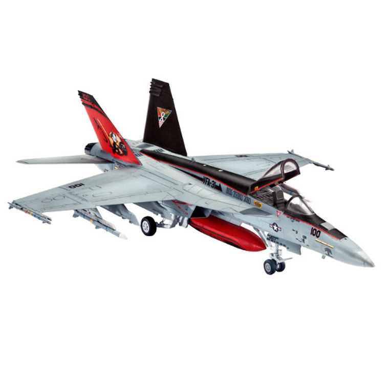 Revell, Model Set F/A-18E Super Hornet, model do sklejania, 1:144