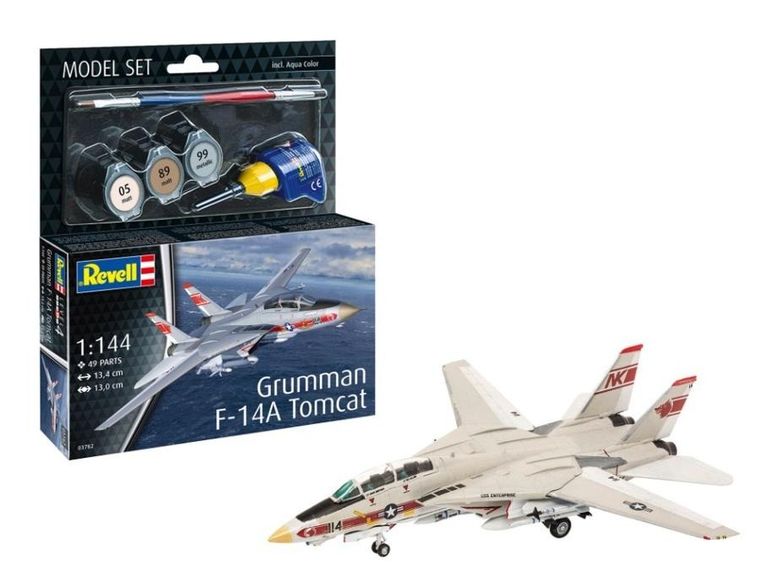 Revell, Model Set, Grumman F-14A Tomcat, model do sklejania z farbami