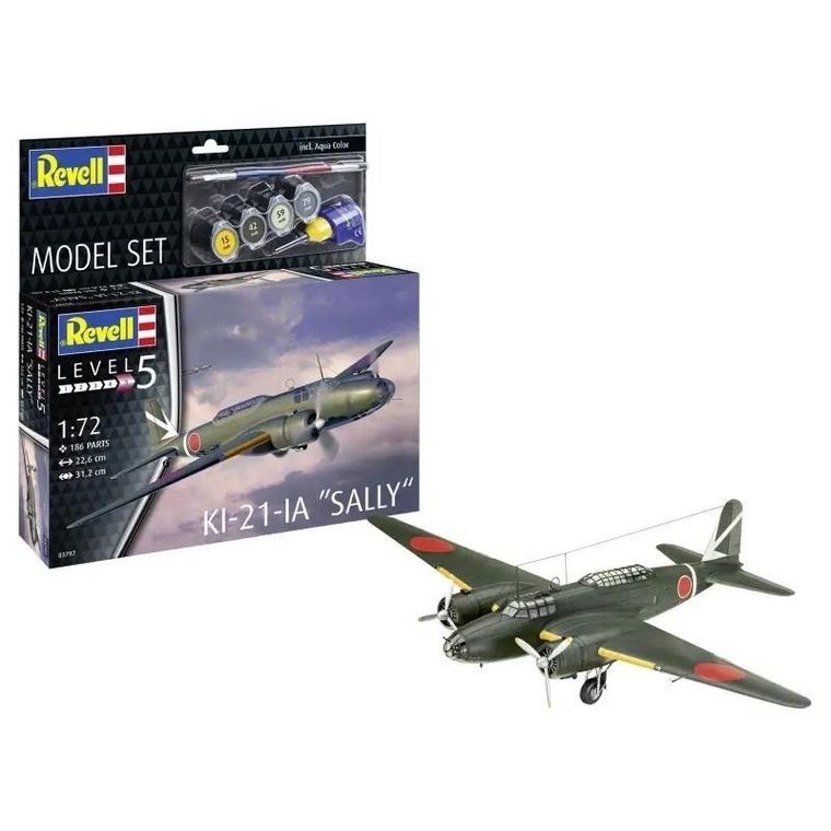 Revell, Model Set, Ki-21-la "Sally", model do sklejania