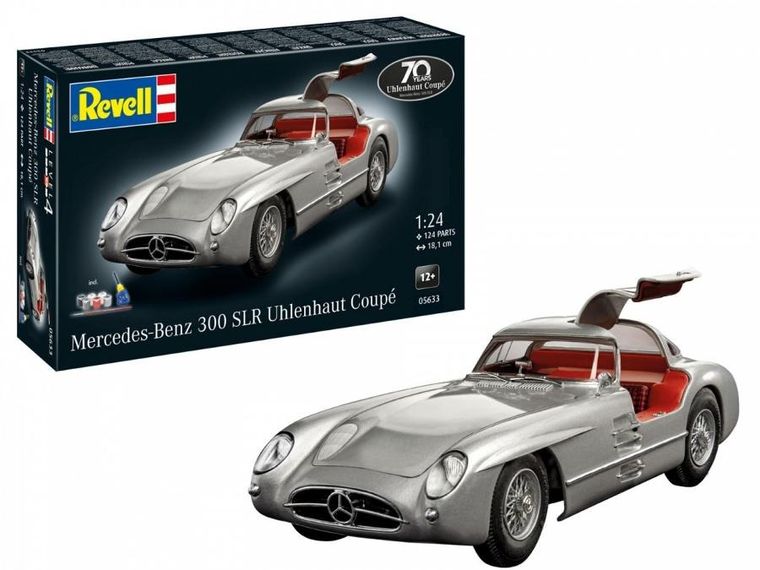 Revell, Model Set, Mercedes-Benz 300 SLR, 70th Anniversary, model do sklejania
