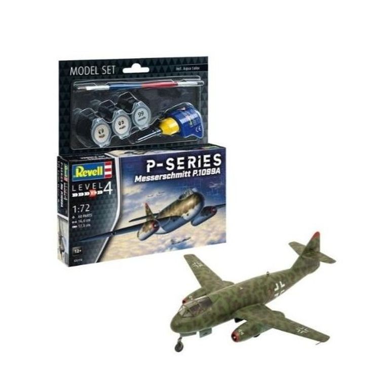 Revell, Model Set, Messerschmitt P.1099A P-Series, model do sklejania z farbami