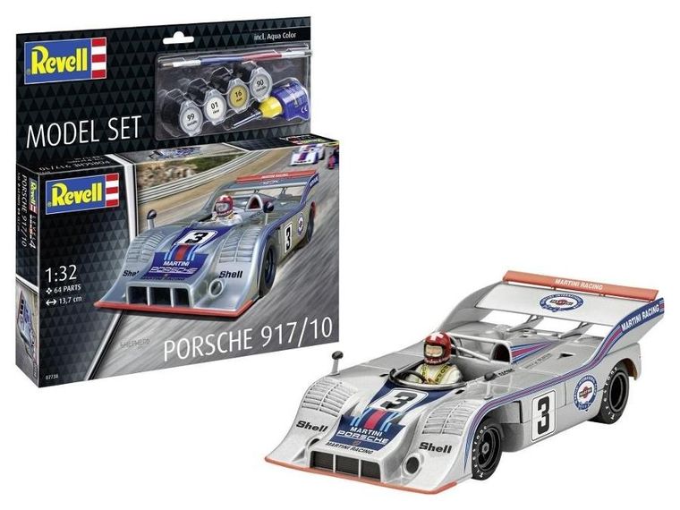Revell, Model Set, Porsche 917/10, model do sklejania z farbami