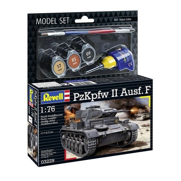 Revell, Model Set, PzKpfw II Ausf. F, model do sklejania