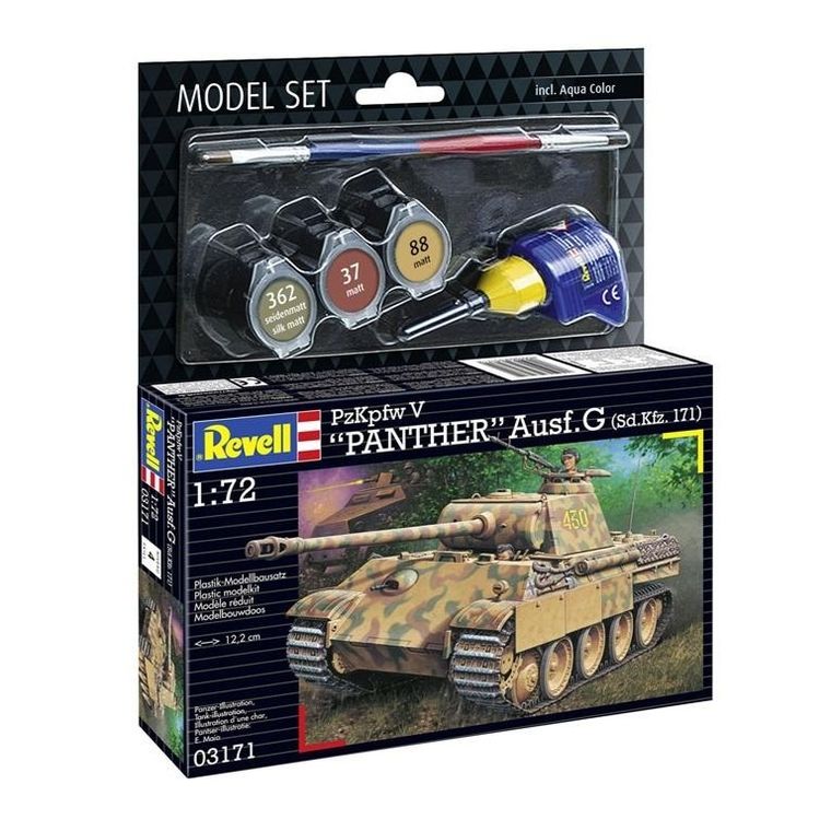 Revell, Model Set, PzKpfw V PANTHER Ausf.G (Sd.Kfz. 171), model do sklejania