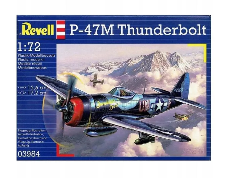 Revell, P-47 Thunderbolt, model do sklejania