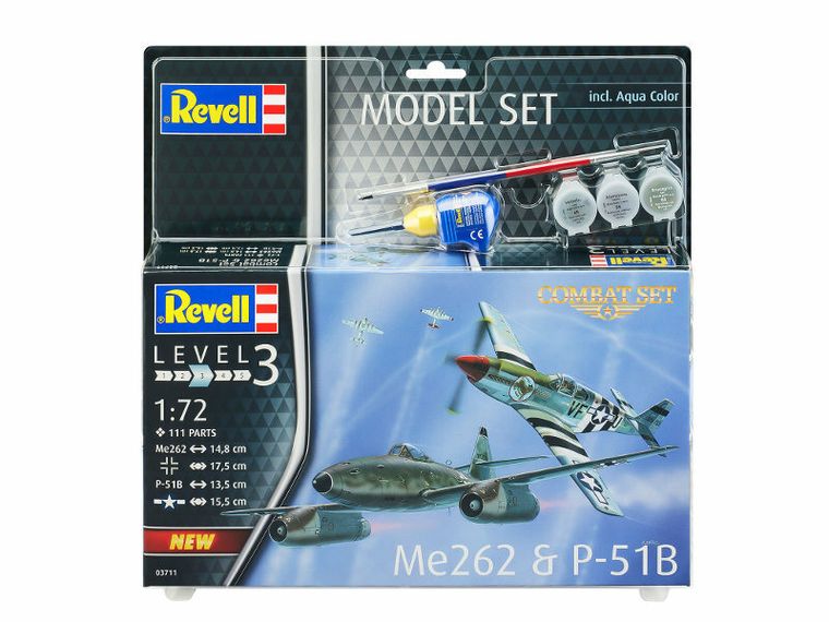 Revell, P-51B Mustang, model do sklejania, 1:72