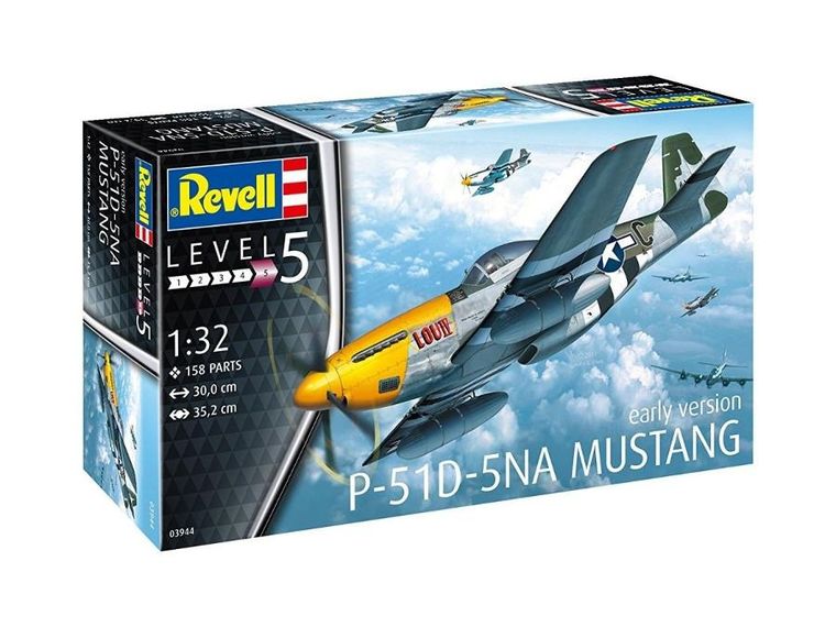 Revell, P-51D-5NA Mustang, model do sklejania, 1:32