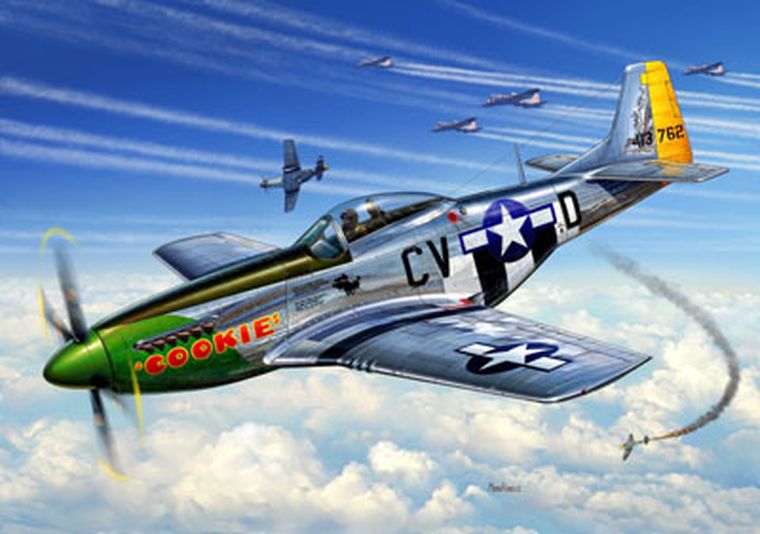 Revell, P-51D Mustang, model do sklejania, 1:72