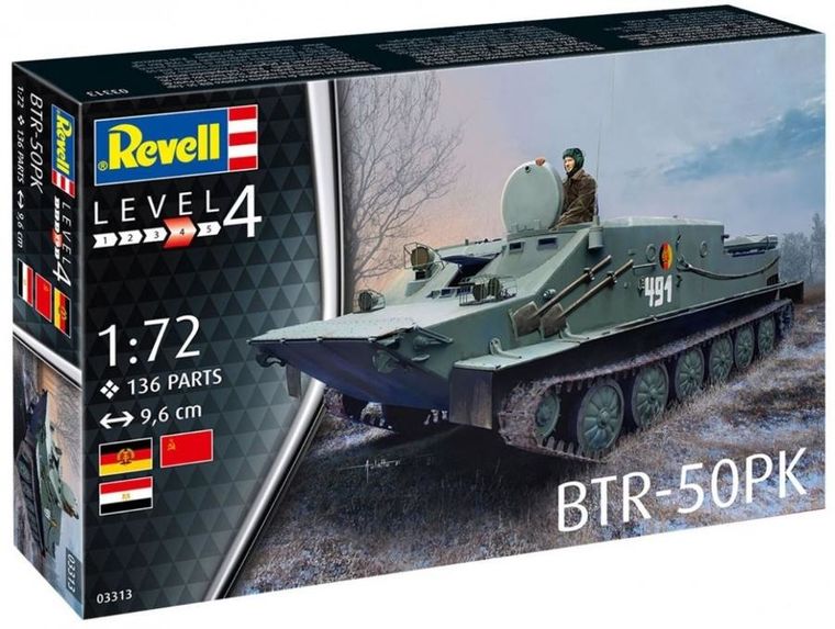 Revell, Pojazd 1/72 BTR - 50PK, model do sklejania
