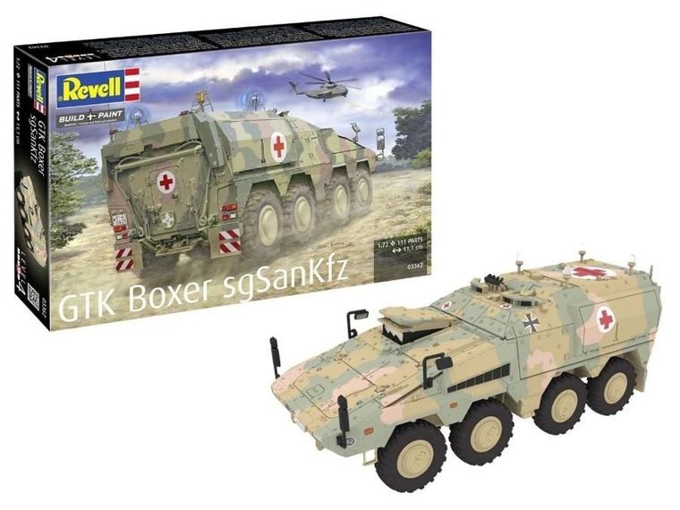 Revell, pojazd medyczny GTK Boxer sgSanKfz, model do składania, 1:72