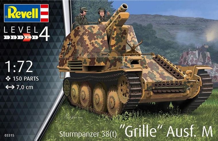 Revell, Pojazd Sturmpanzer 38T Grille Aus, pojazd do sklejania