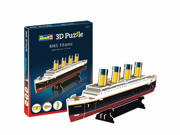Revell, RMS Titanic, puzzle 3D, 30 elementów