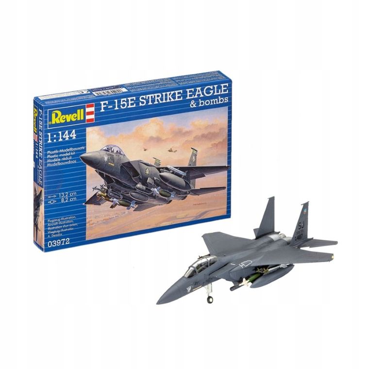 Revell, Samolot F-15E Strike Eagle & Bombs, model do sklejania