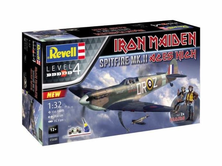 Revell, Spitfire MK.II AC Iron Maiden, samolot, model do sklejania, skala 1:32