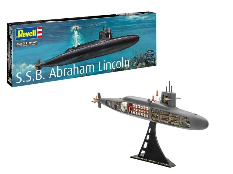 Revell, Statek S.S.B. Abraham Lincoln W/IN, model do składania, 1:253