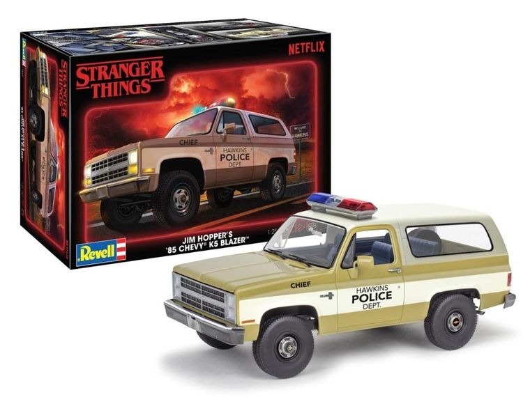 Revell, Stranger Things, Chevrolet K5 Blazer 1985, model pojazdu do sklejania, 1:25