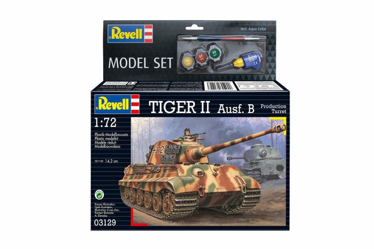 Revell, Tiger II Ausf. B, model do sklejania, 1:72