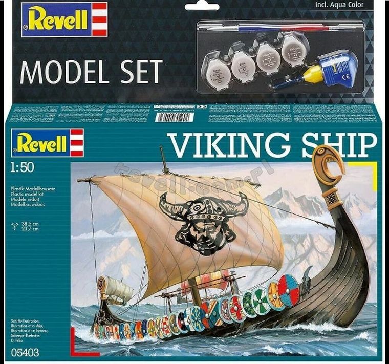 Revell, Viking ship, model statku do sklejania, 1:50