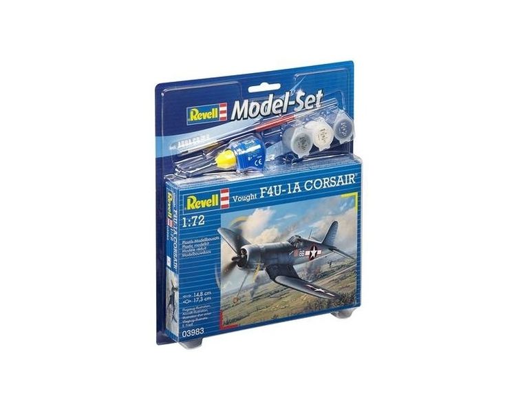 Revell, Vought F4U-1D 1:72, zestaw modelarski z akcesoriami