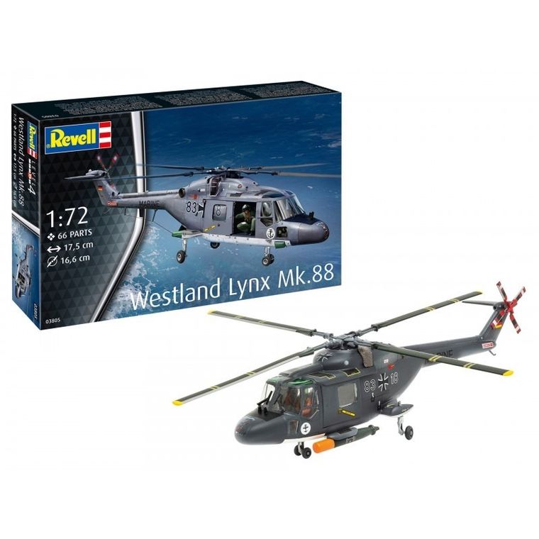 Revell, Westland Lynx MK.88A, helikopter, model do sklejania, 1:72