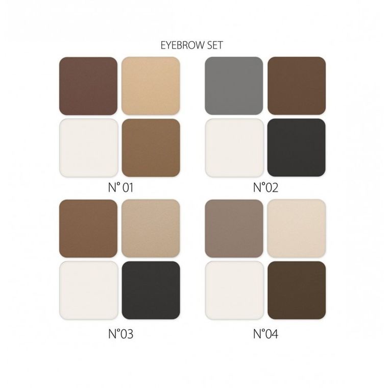 Revers, Eyebrow Set Profesional Stylist, cienie do brwi, nr 02, 4.5 g