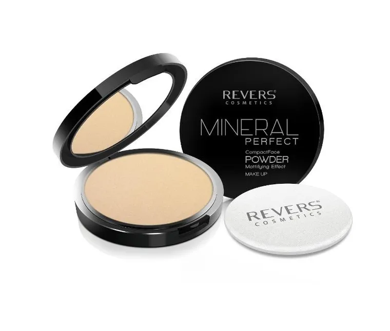 Revers, Mineral Perfect, puder prasowany, 01, 9 g